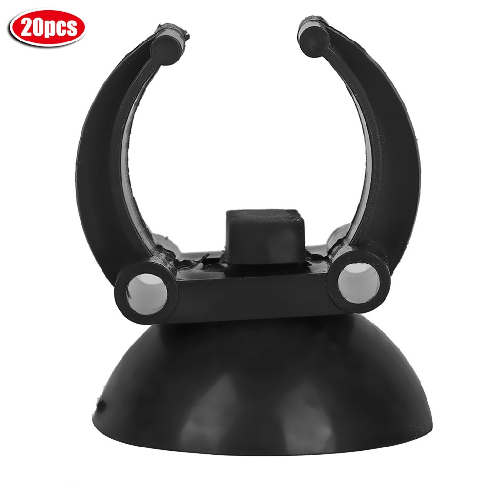 Plastic Pipe Clip - Lot de 20 pinces à ventouse