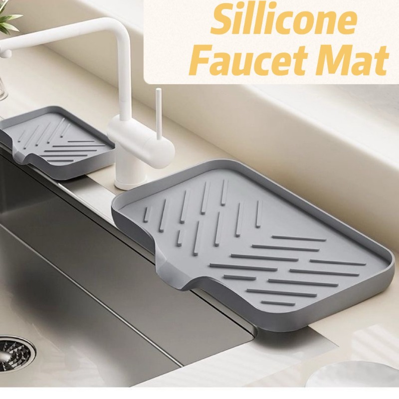 Silicone Tap Washer - Support à savon auto-drainant en silicone