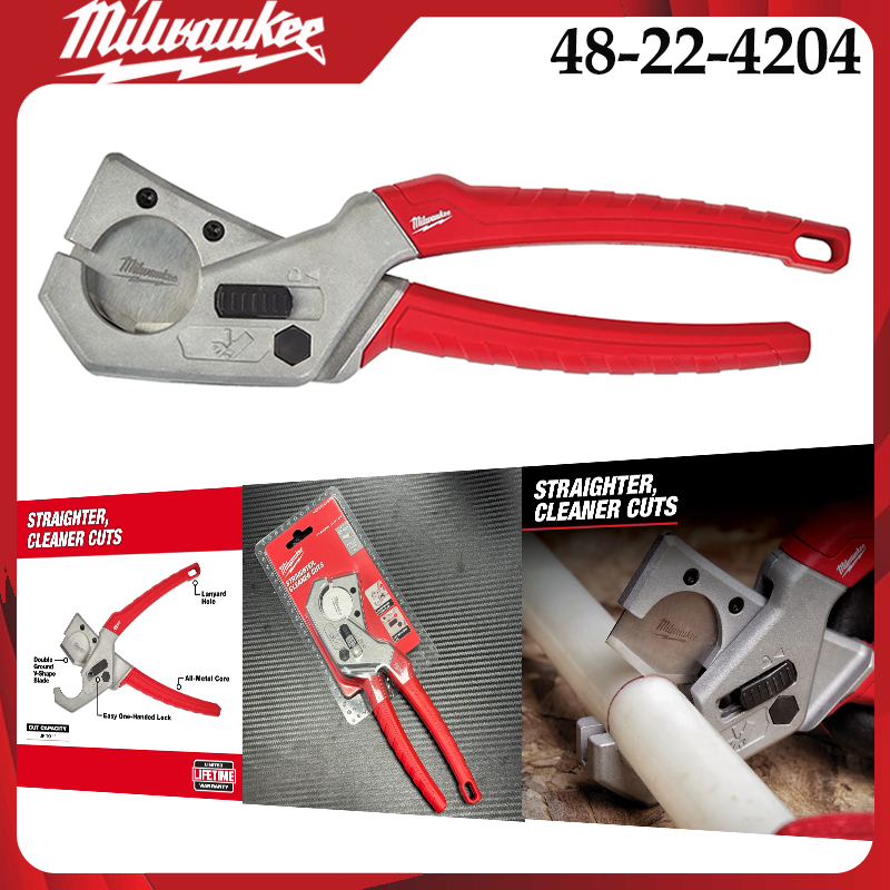 Pipe Cutter Ratchet - Coupe-tube à cliquet Milwaukee 48-22-4204, capacité